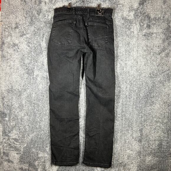 Origin Delta 68 Jeans Mens 32x32 Black Legit Fit Denim Workwear USA Made Jocko - Picture 2 of 9